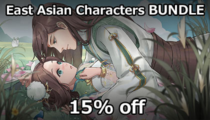 East Asian Character BUNDLE (Save 15%)