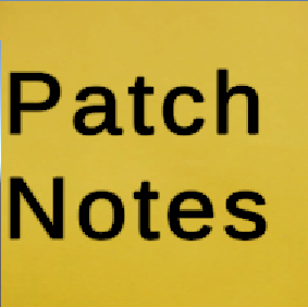Patch Notes