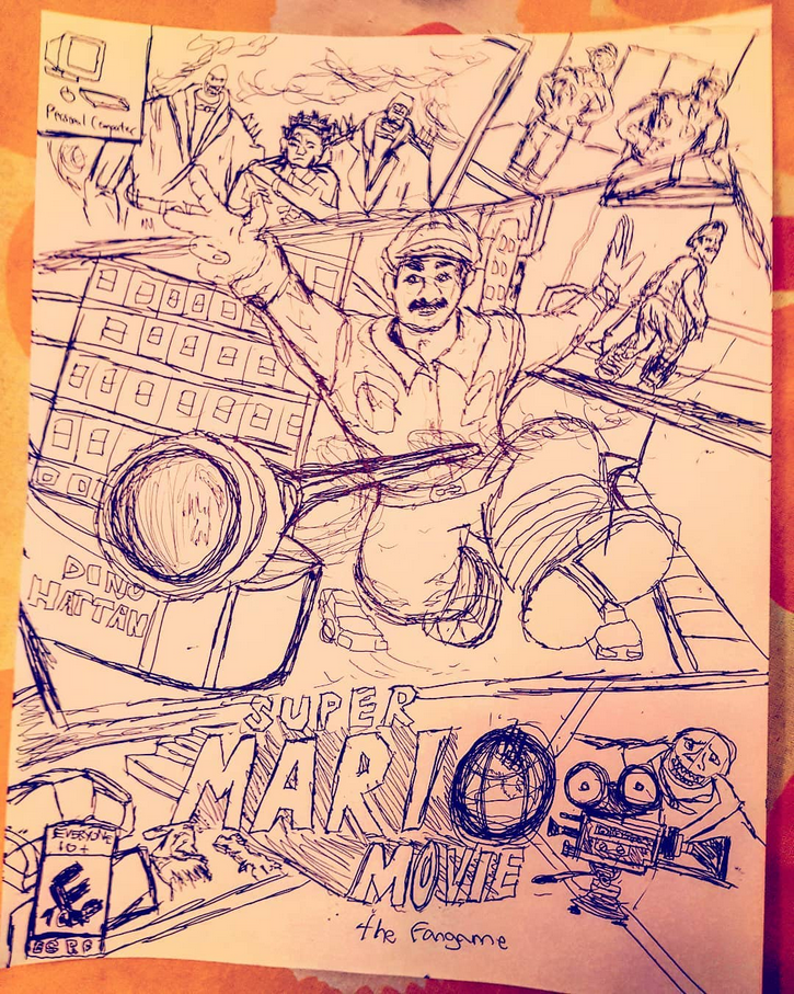 Mario Movie 1993 Game - Dinohattan