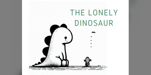 Cover image for The Lonely Dinosaur