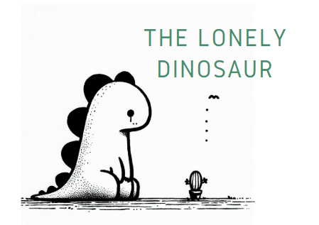 Cover image for The Lonely Dinosaur