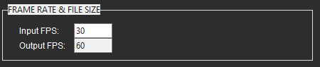 Input Framerate