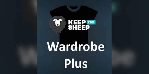 Cover image for FS22 Wardrobe Plus Addon - #KeeptheSheep Merch