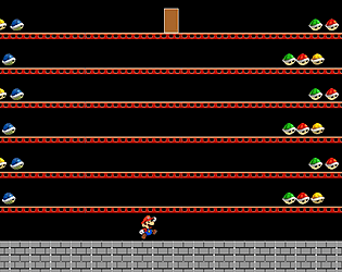 Mario, las tortugas molestas y la puerta