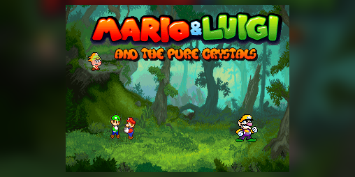 Cover image for Mario and Luigi and The Pure Crystals