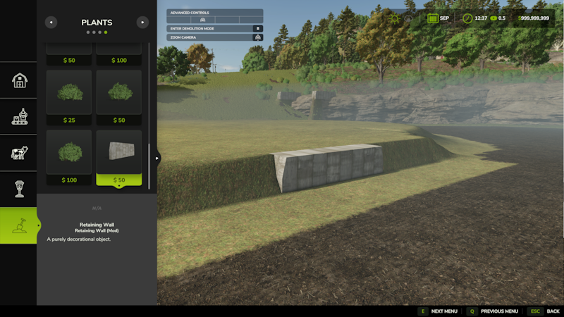 Cover image for Retaining Wall FS25