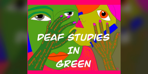 Cover image for Deaf Studies in green #1