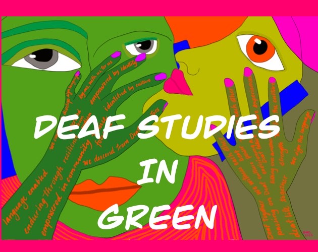 Cover image for Deaf Studies in green #1
