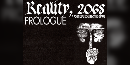 Cover image for Reality, 2068 Prologue
