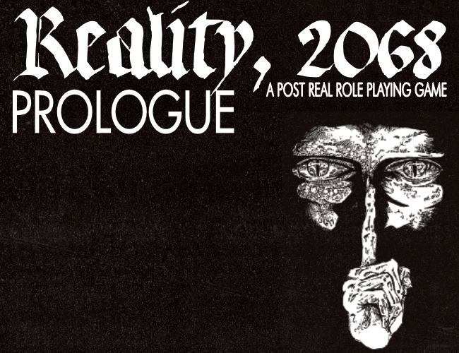 Cover image for Reality, 2068 Prologue