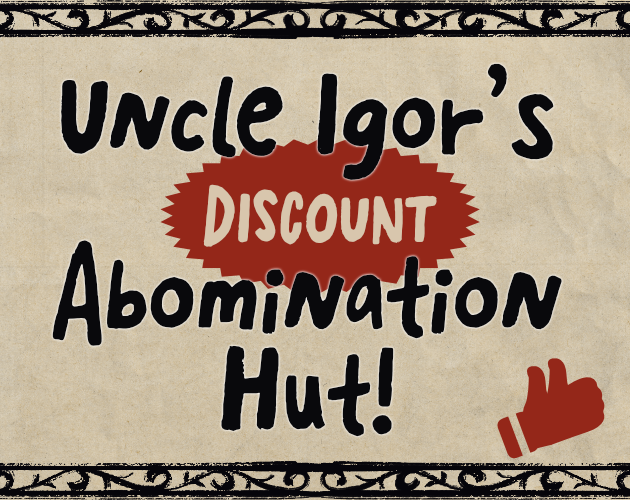 Cover image for Uncle Igor's Discount Abomination Hut