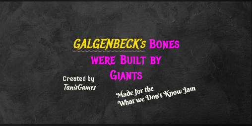 Cover image for Galgenbeck's Bones Were Built by Giants