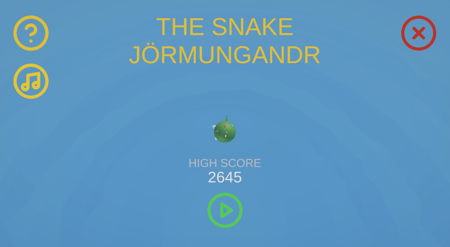 Cover image for The Snake Jörmungandr