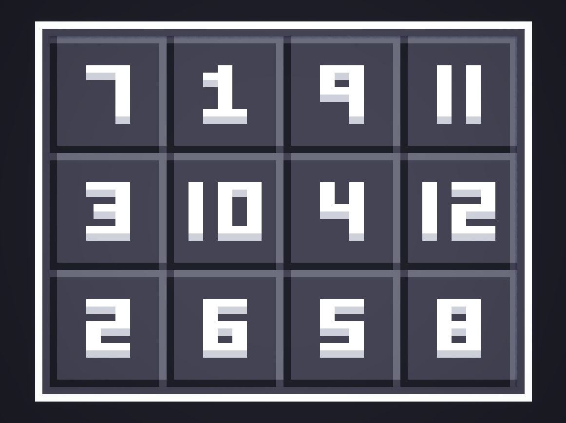 Slidrix Numbers