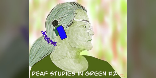 Cover image for Deaf Studies in green #2