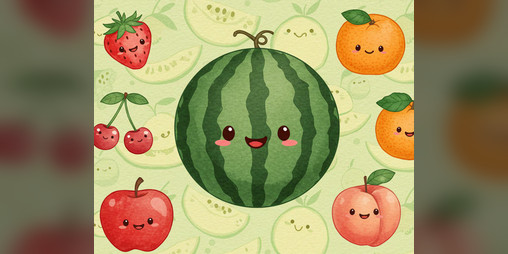 Cover image for Fruit Puzzle Drop & Merge