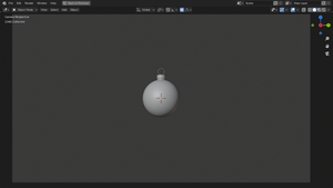 Christmas Balls In Blender Viewport