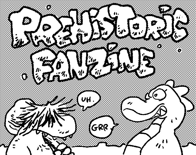 Cover image for Prehistoric times fanzine