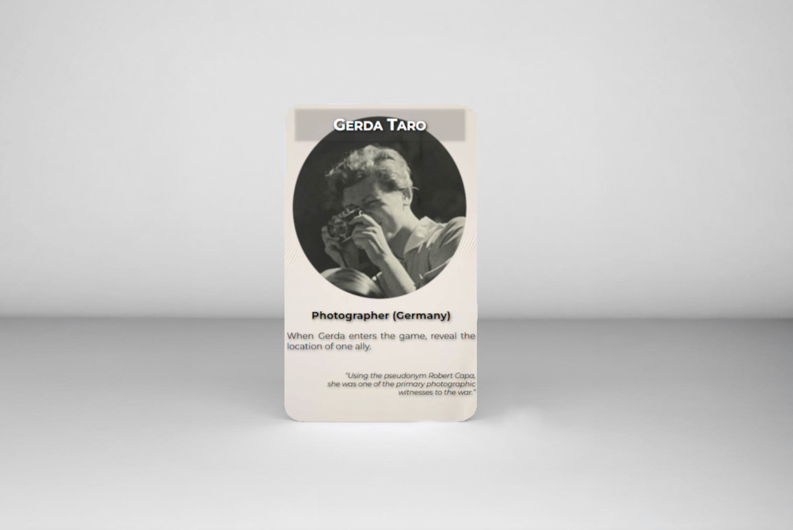 Cover image for Gerda Taro card