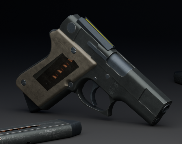 [3D] ASP pistol by SUNDIO