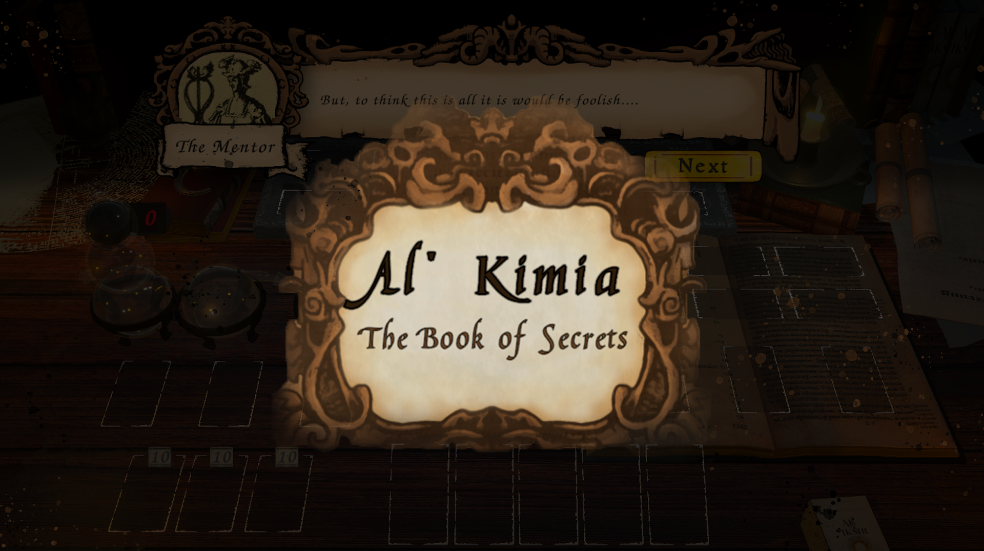 Cover image for Al'Kimia: The book of secrets (unfinished prototype)