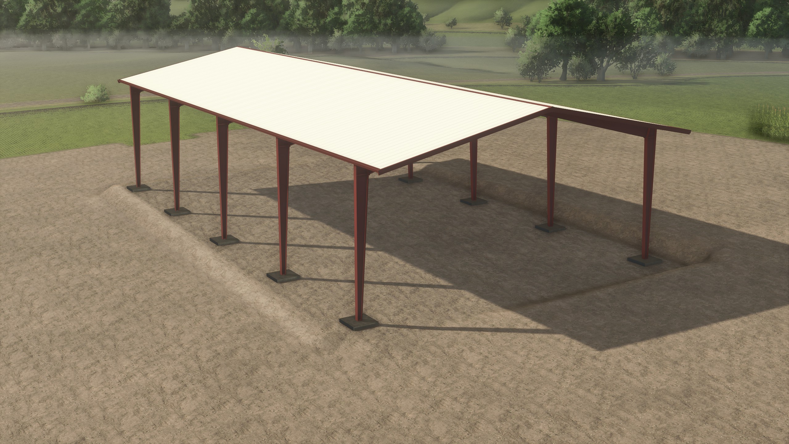 Cover image for 105x50 Metal Frame Hay Shed