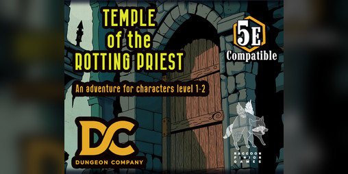 Cover image for TEMPLE of the ROTTING PRIEST
