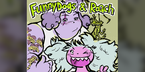 Cover image for Funny Dogs & Roach