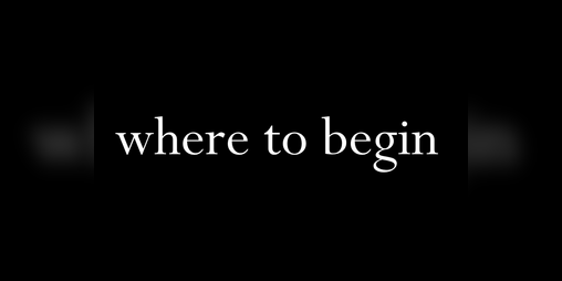 Cover image for Where to Begin