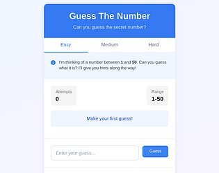 guess the number
