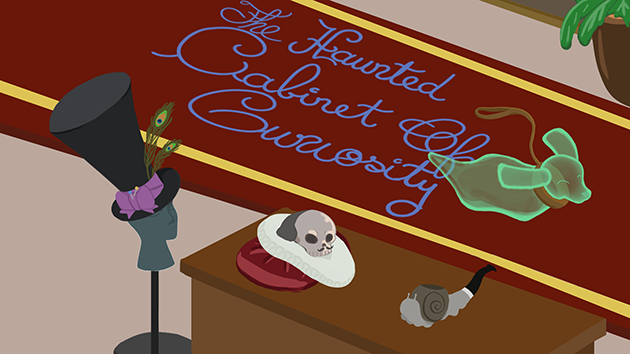 Cover image for The haunted cabinet of currriosity