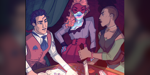 Cover image for Hearts of Magic: Threads Entangled