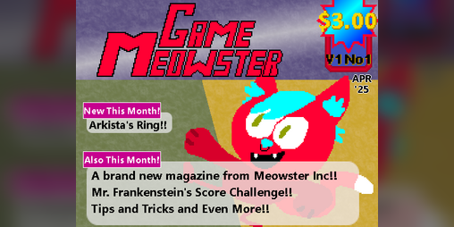 Cover image for Game Meowster Magazine, Volume 1 #1