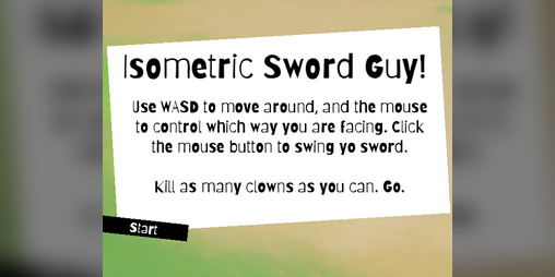 Cover image for Isometric Sword Guy