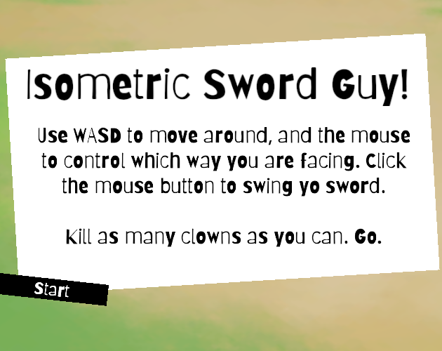 Cover image for Isometric Sword Guy