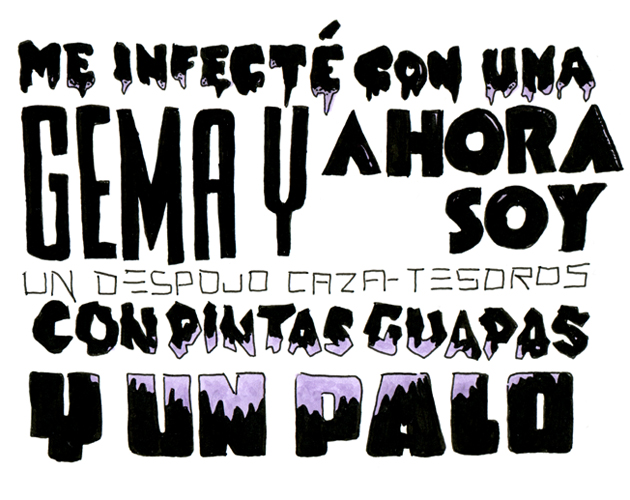 Cover image for Me infecté con una gema y ahora soy un despojo caza-tesoros con pintas guapas y un palo
