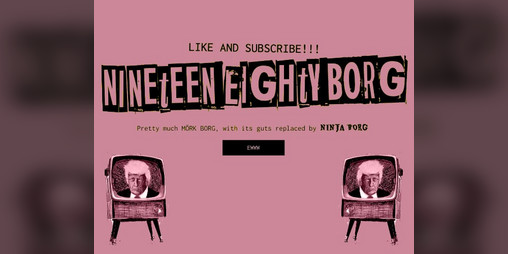 Cover image for NINETEENEIGHTYBORG