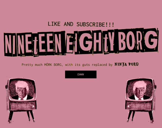 Cover image for NINETEENEIGHTYBORG