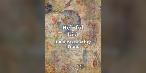 Cover image for Helpful List 1000 Personality Traits