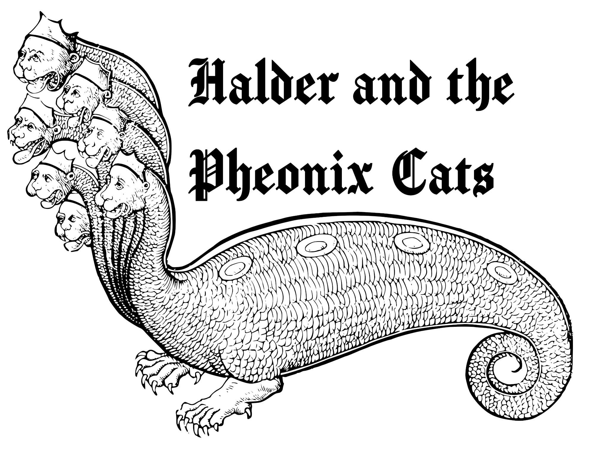 Cover image for Halder and the Phoenix Cats.