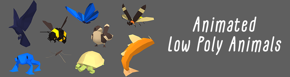 Animated Low Poly Animals