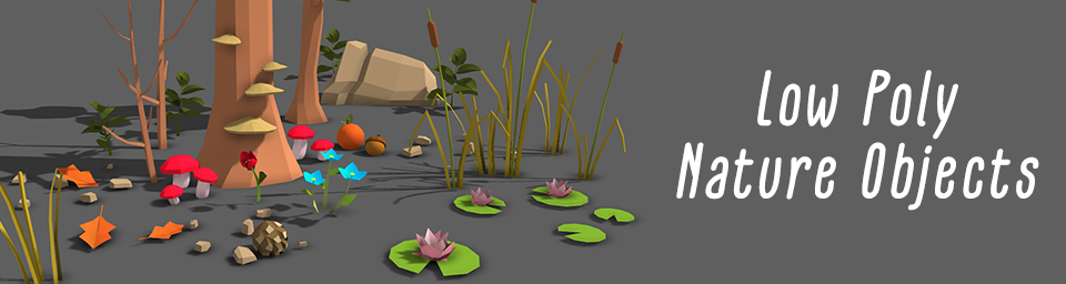 Low Poly Nature Objects