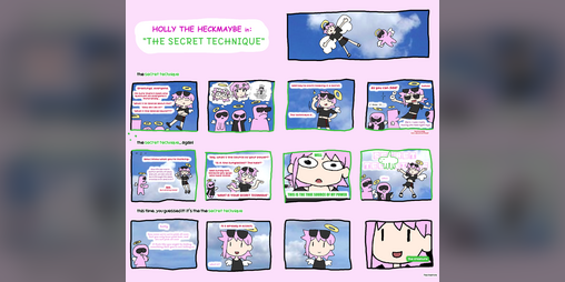 Cover image for Holly the Heckmaybe in: The Secret Technique