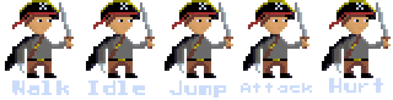Pixel art Pirate