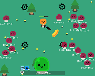 2D Slimes Roguelike