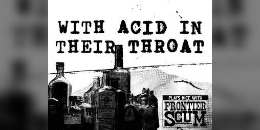 Cover image for With Acid in their Throat