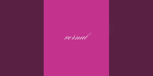 Cover image for Vernal - Poetry Zine