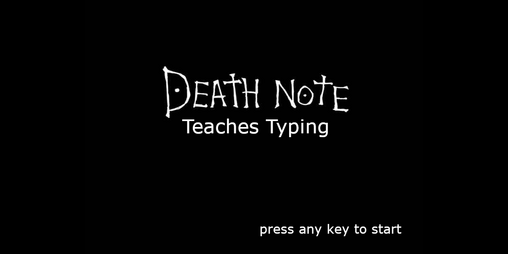 Cover image for Death Note Teaches Typing