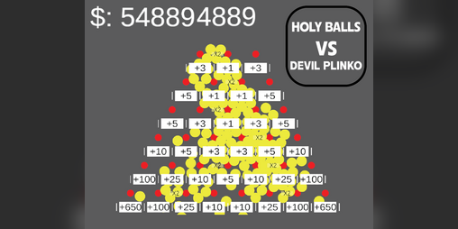 Cover image for HOLY BALLS VS DEVIL PLINKO