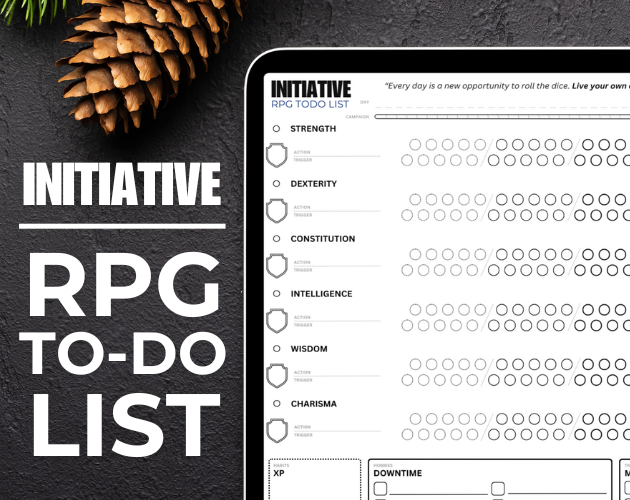 Cover image for 🛡️ INITIATIVE: An RPG-Inspired To-Do List